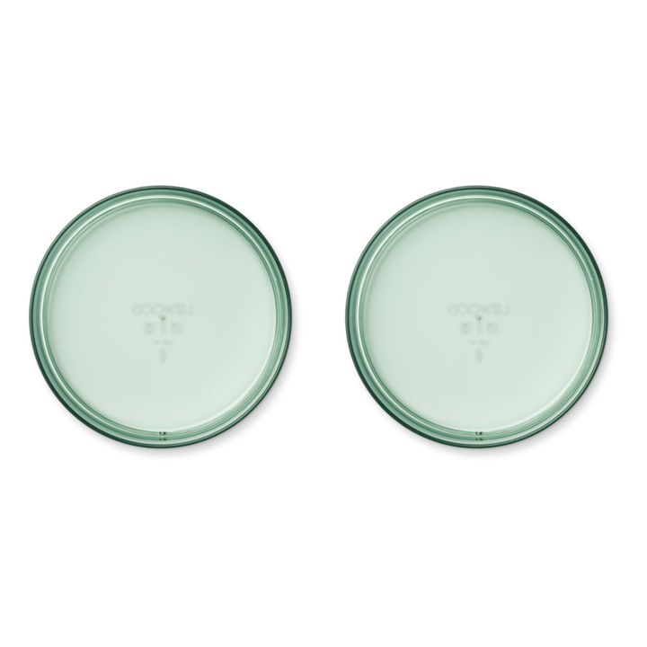 Nara Tritan Bowls - Set of 2 | Blasses Grün- Produktbild Nr. 2