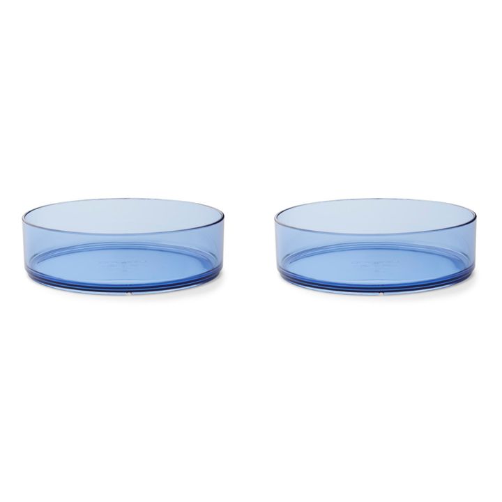 Nara Tritan Bowls - Set of 2 | Blue- Product image n°0