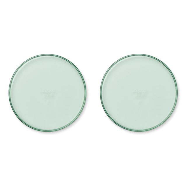Platos de Uma tritan - juego de 2 | Verde Pálido