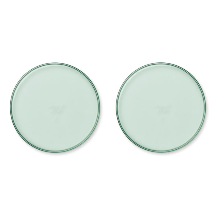 Uma Tritan Plates - Set of 2 | Verde chiaro- Immagine del prodotto n°0