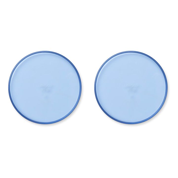 Uma Tritan Plates - Set of 2 | Blau- Produktbild Nr. 0