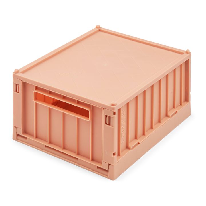 Weston Collapsible Storage Crates with Lid - Set of 2 | Rosa- Imagen del producto n°0