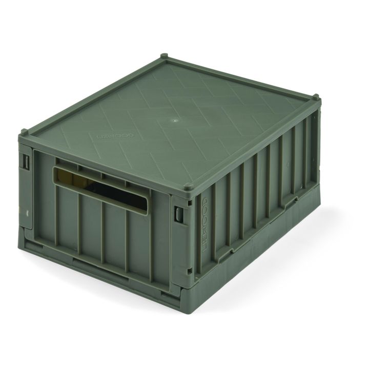 Weston Collapsible Storage Crates with Lid - Set of 2 Verde Oscuro- Imagen del producto n°0