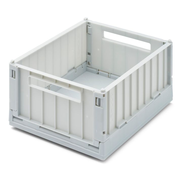 Weston Collapsible Storage Crates with Lid - Set of 2 Azul- Imagen del producto n°1