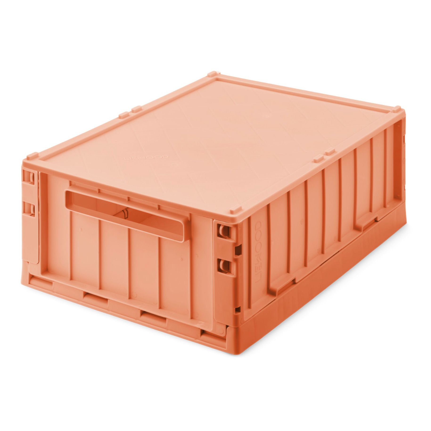 Weston Collapsible Storage Crate with Lid Pink- Product image n°0