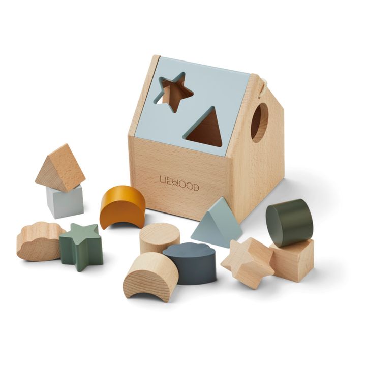Caja de formas de madera Ludwig | Verde- Imagen del producto n°0