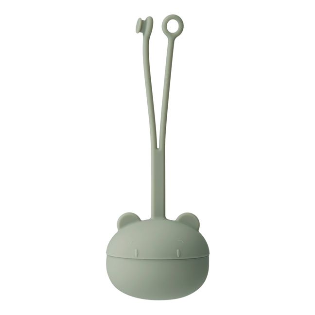 Veilleuse portative Samuel en silicone | Vert de gris