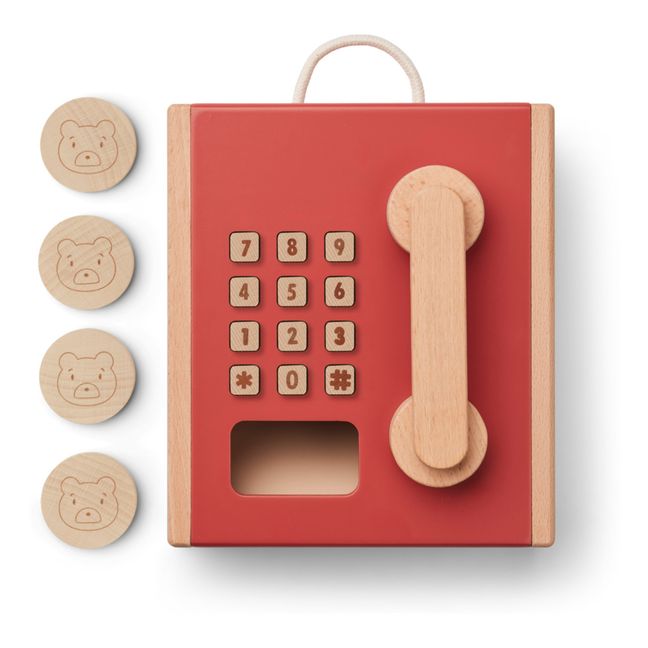 Rufus Coin Telephone | Red