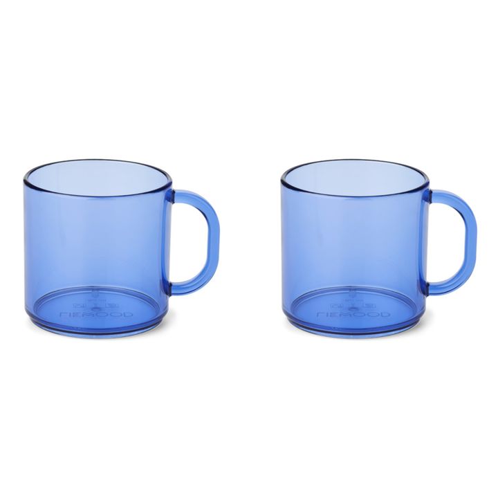 Tasses Tomo en tritan-set de 2 | Bleu- Image produit n°0