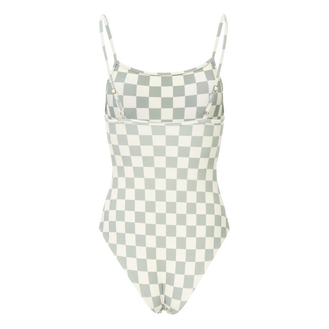Checked Swimsuit - Women’s Collection Blue