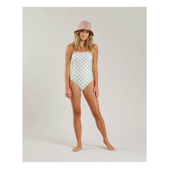 Checked Swimsuit - Women’s Collection Blue