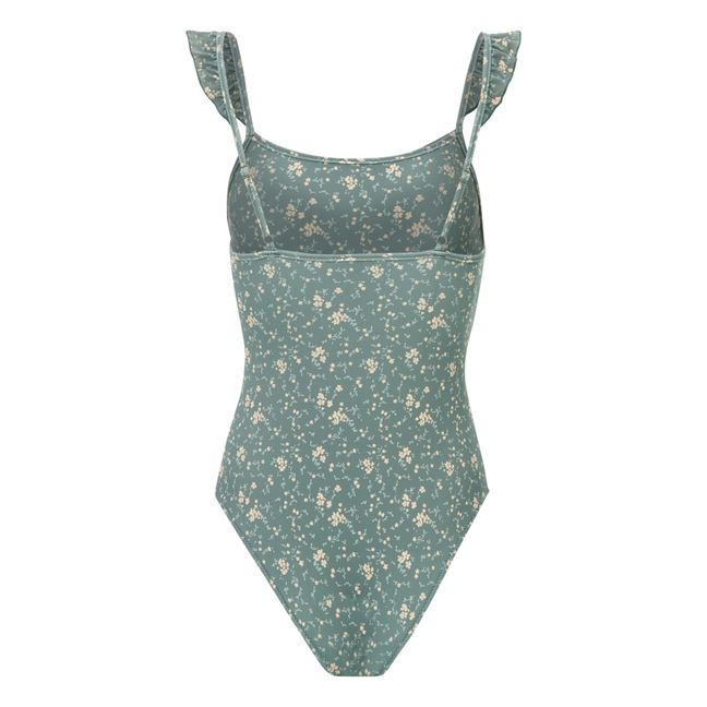 Frill Swimsuit - Women’s Collection Grey-green