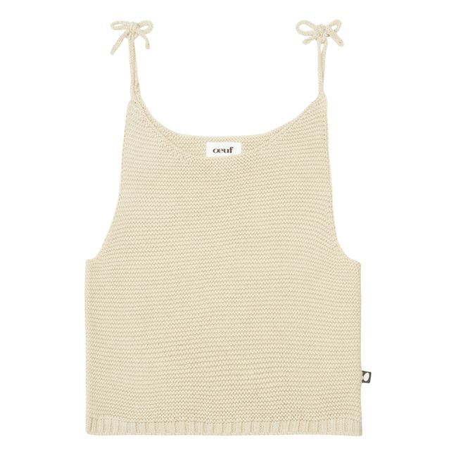 Knitted Top | Beige