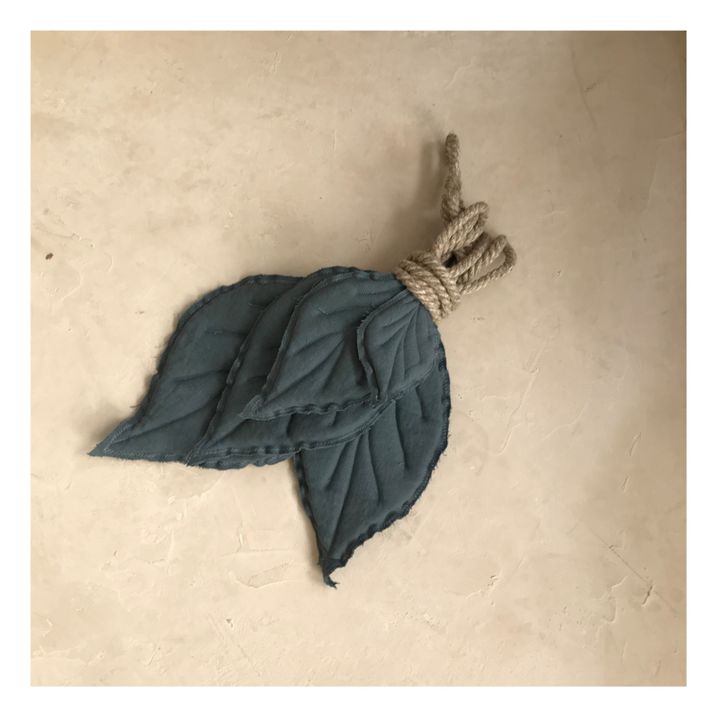 Linen Leaf Garland Blue- Product image n°1