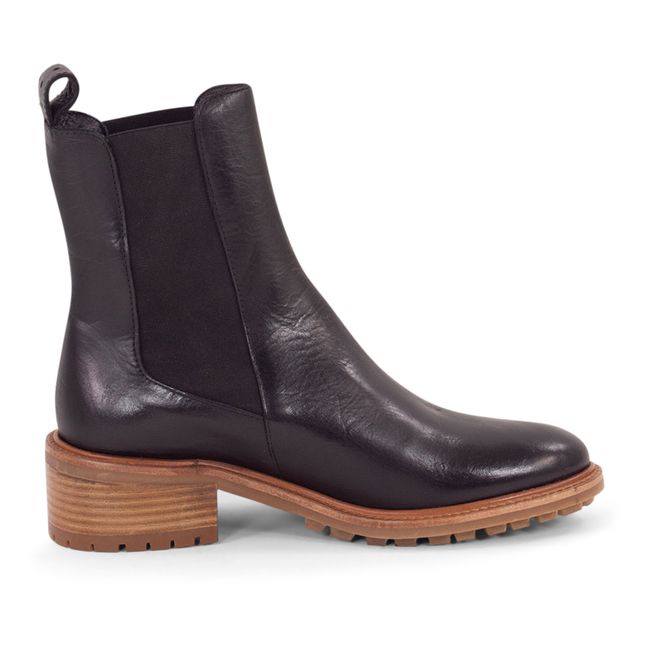 Pierce Leather Chelsea Boots | Schwarz