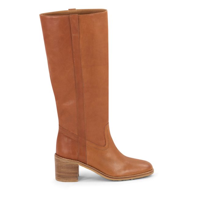 Arthus Leather Boots | Camel