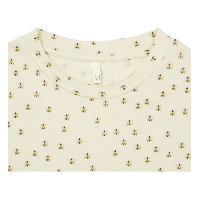 Organic Cotton Bee T-shirt Beige