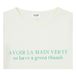 Organic Pima Cotton T-shirt Green- Miniature produit n°1