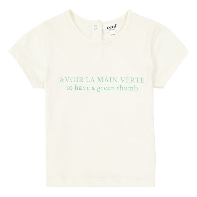  T-shirt Coton Bio Pima Vert