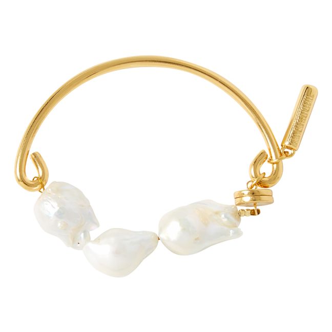 Bracelet Perles Baroques | Doré