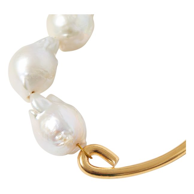 Bracciale di perle barocco | Dorato