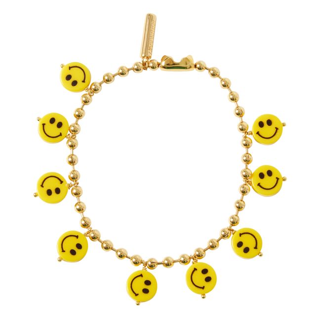 Smiley Ankle Bracelet | Dorato
