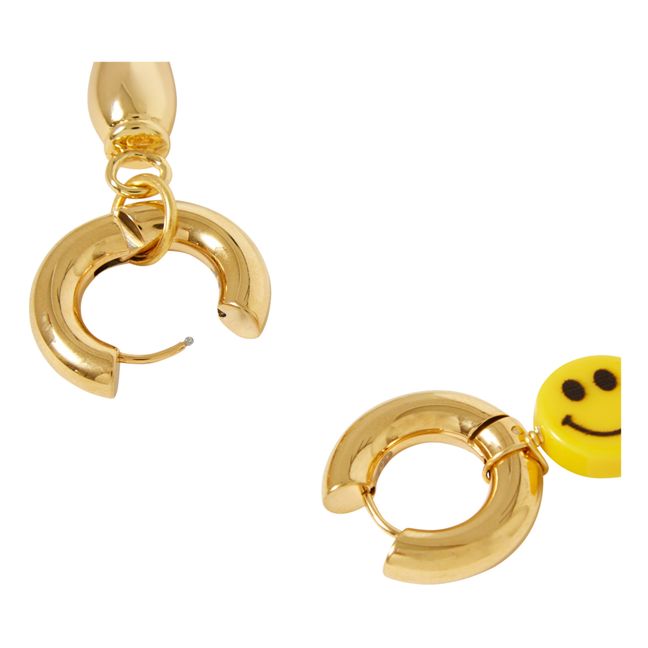 Smiley Face and Chilli Bracelet Gold