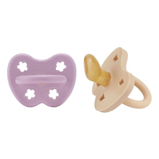 Orthodontic Natural Rubber Dummies - Set of 2 Mauve