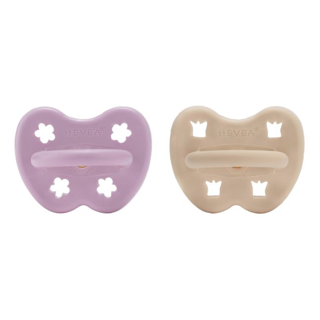 Orthodontic Natural Rubber Dummies - Set of 2 Mauve