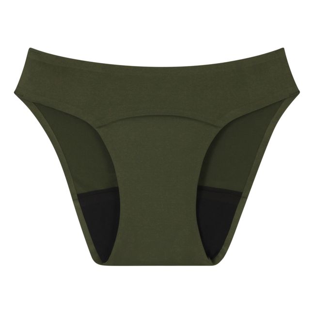 Period Briefs - Heavy Flow | Verde militare