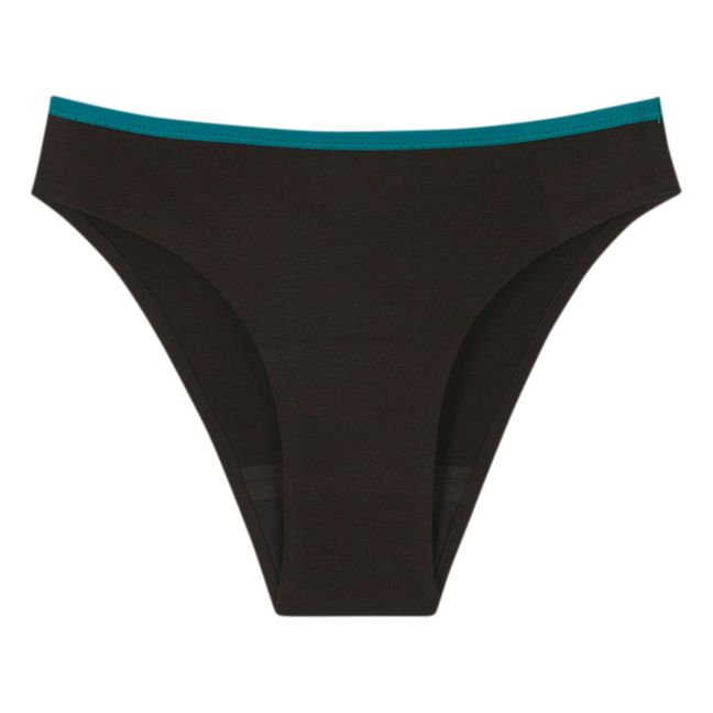 Organic Cotton Period Briefs - Medium Flow | Nero