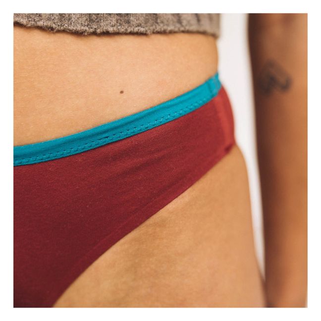 Organic Cotton Period Briefs - Medium Flow | Terracotta