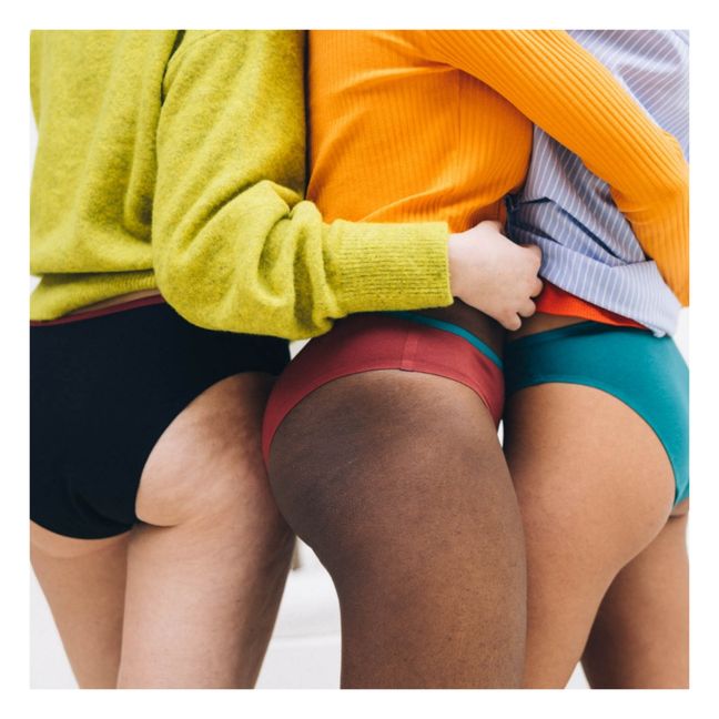 Culotte Menstruelle Coton Bio - Flux Abondant | Noir