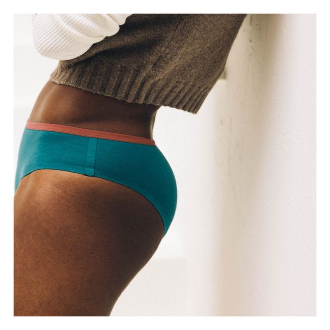 Culotte Menstruelle Coton Bio - Flux Abondant | Vert