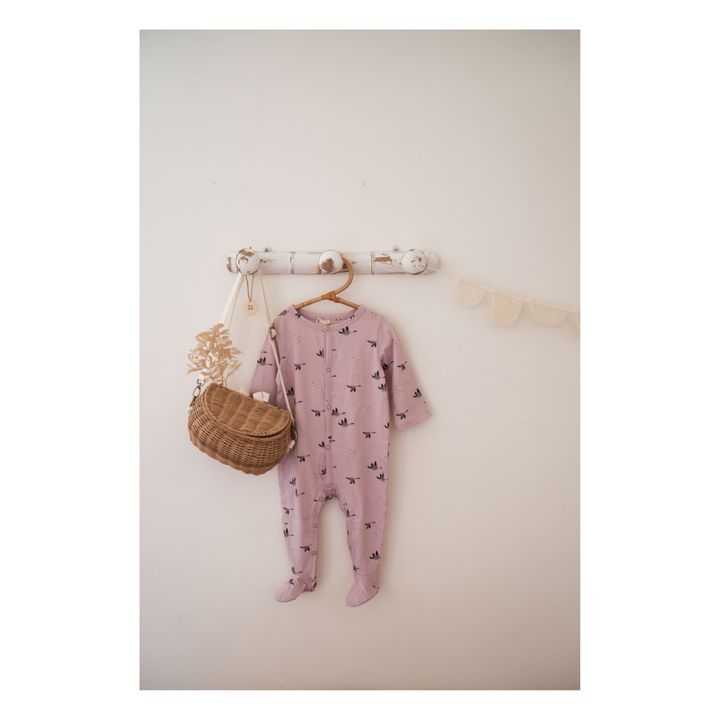 Amalia Jersey Goose Footed Pyjamas | Lilac- Product image n°1