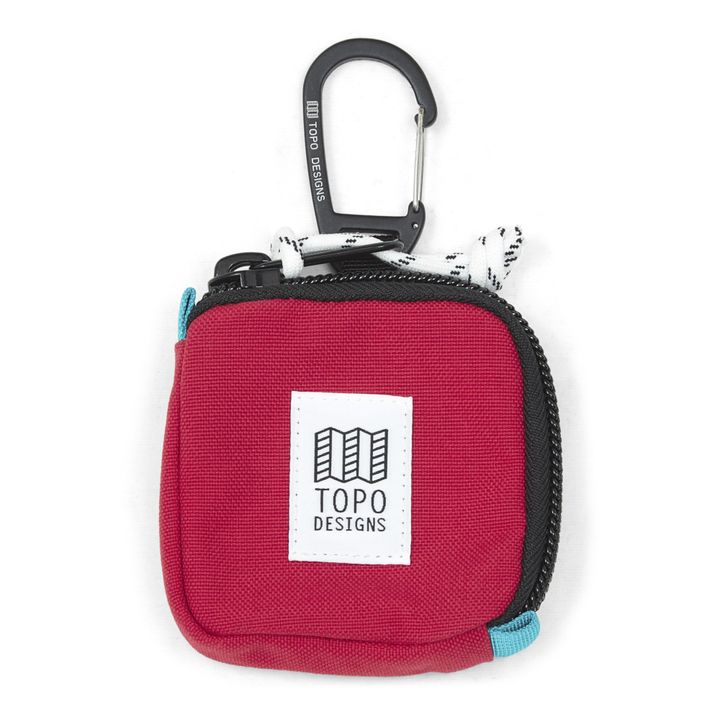 Square Recycled Nylon Bag Red- Product image n°0