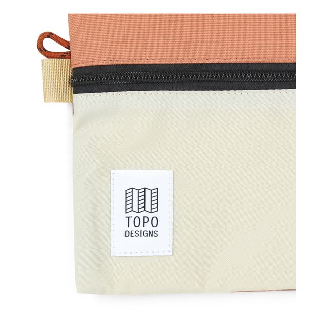 Recycled Nylon Pouch - Medium | Coral