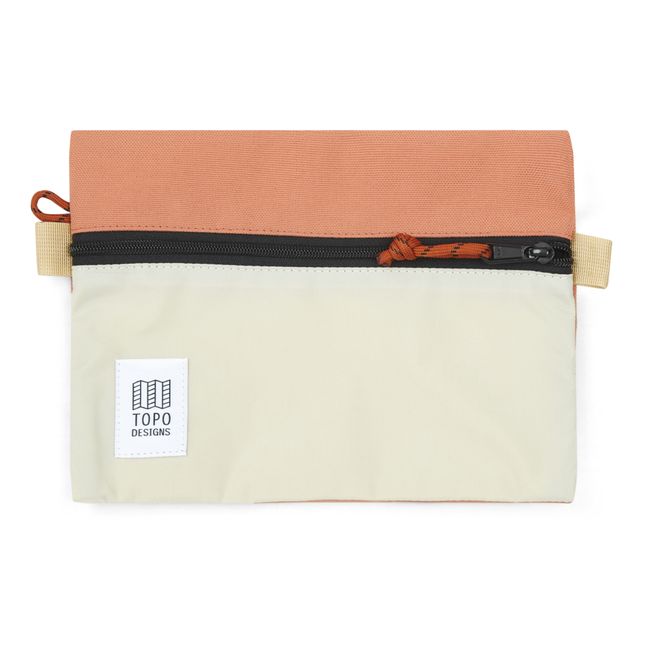 Recycled Nylon Pouch - Medium Coral