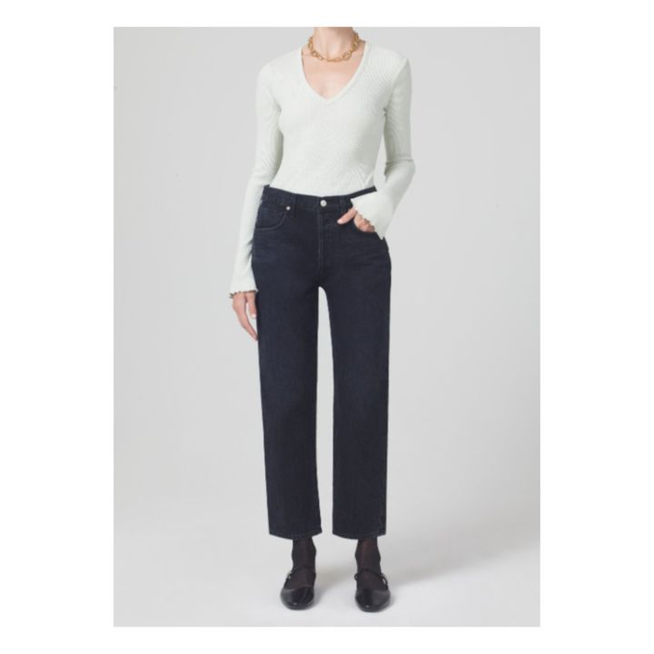 Emery Crop Jeans | Licorice- Product image n°0
