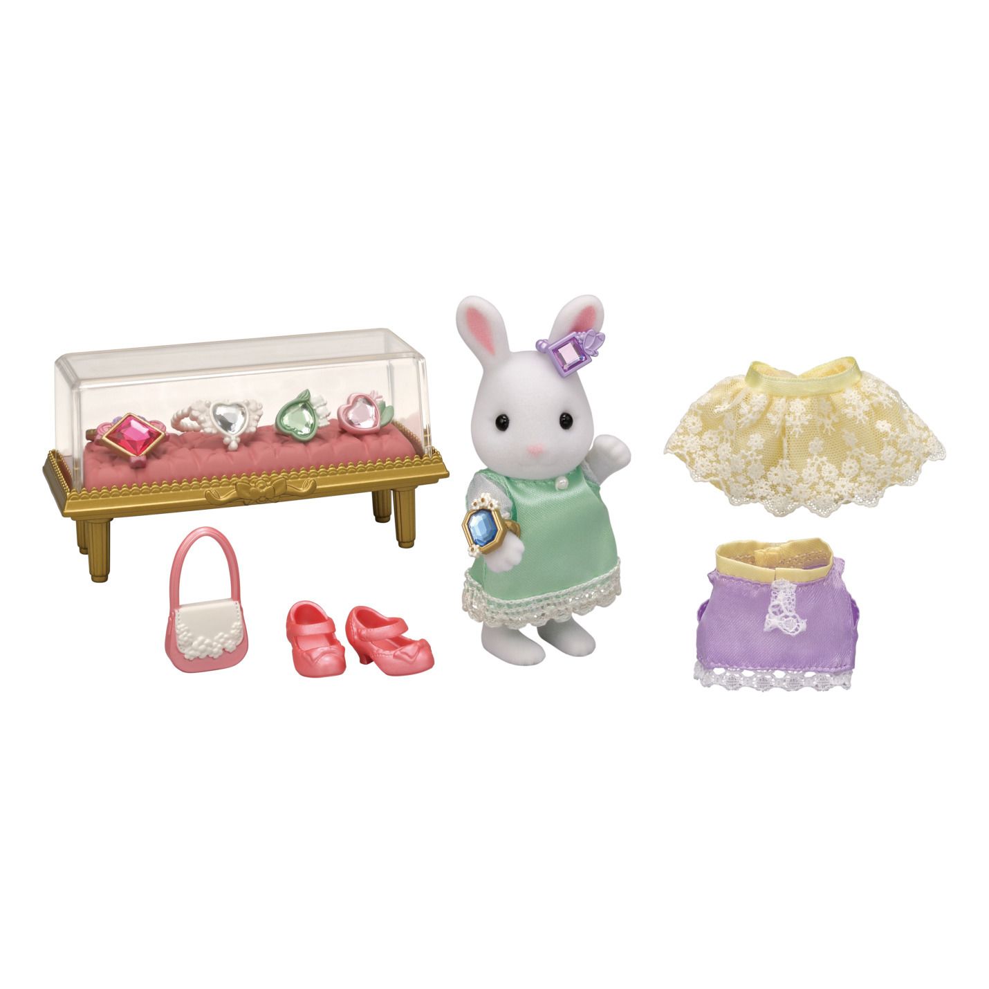 Sylvanian Family : Valisette bébé lapin : Poussette Original