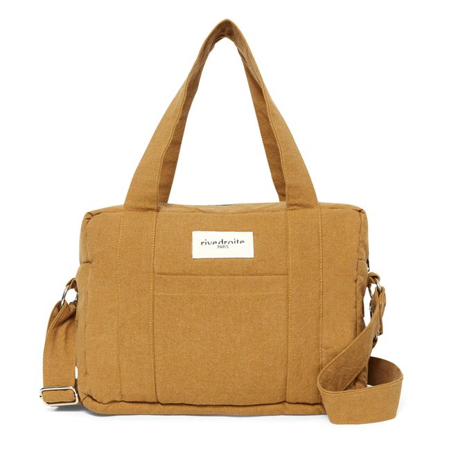 Mini Darcy Recycled Cotton Changing Bag | Tabacco