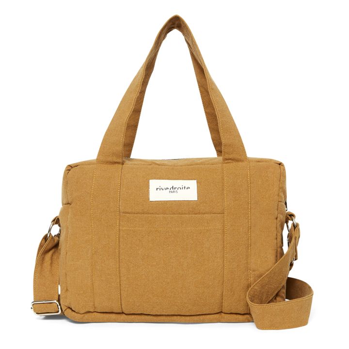Mini Darcy Recycled Cotton Changing Bag | Tabacco- Product image n°0