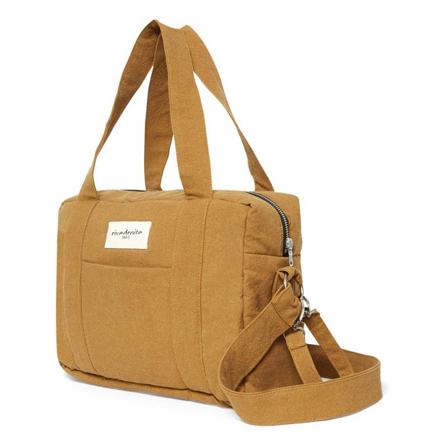 Mini Darcy Recycled Cotton Changing Bag | Tabacco