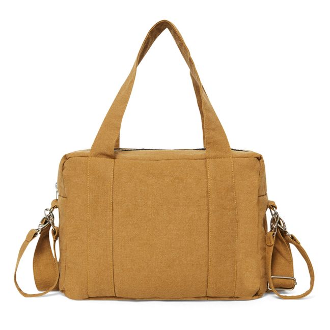 Mini Darcy Recycled Cotton Changing Bag | Tabacco