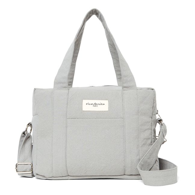 Mini Darcy Recycled Cotton Changing Bag | Grey