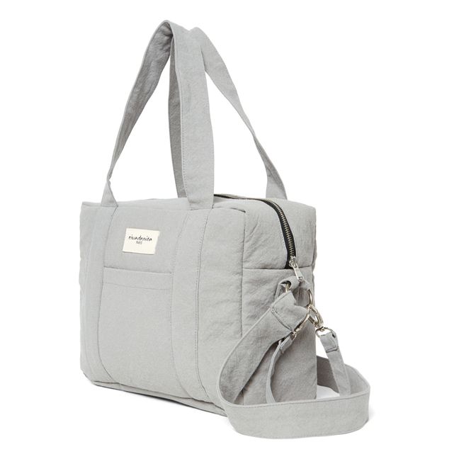 Mini Darcy Recycled Cotton Changing Bag | Grey