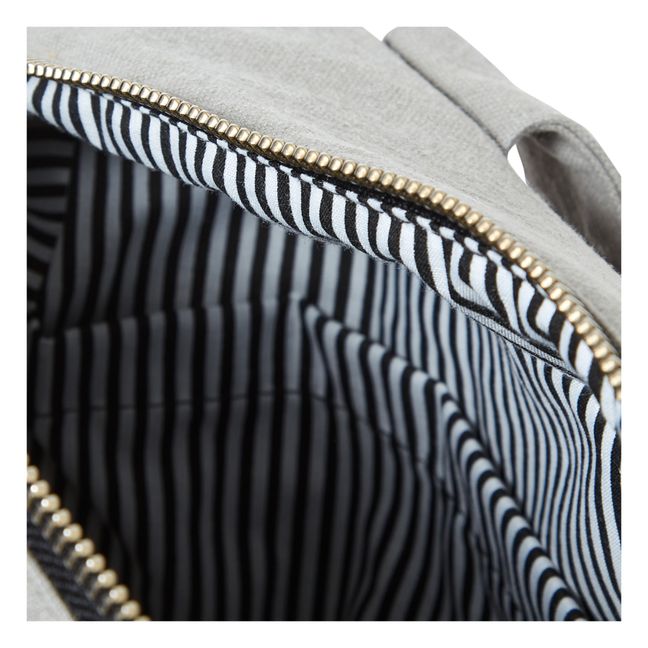 Mini Darcy Recycled Cotton Changing Bag | Grey