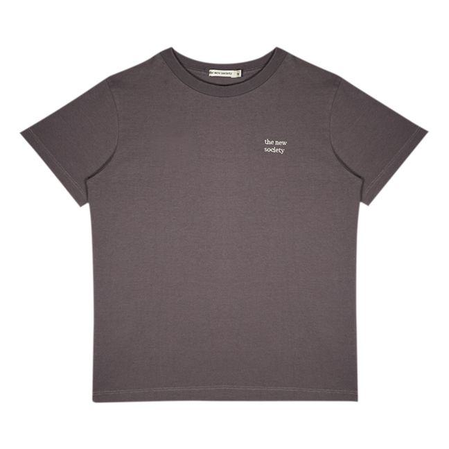 Organic Cotton Logo Short Sleeve T-shirt Plum