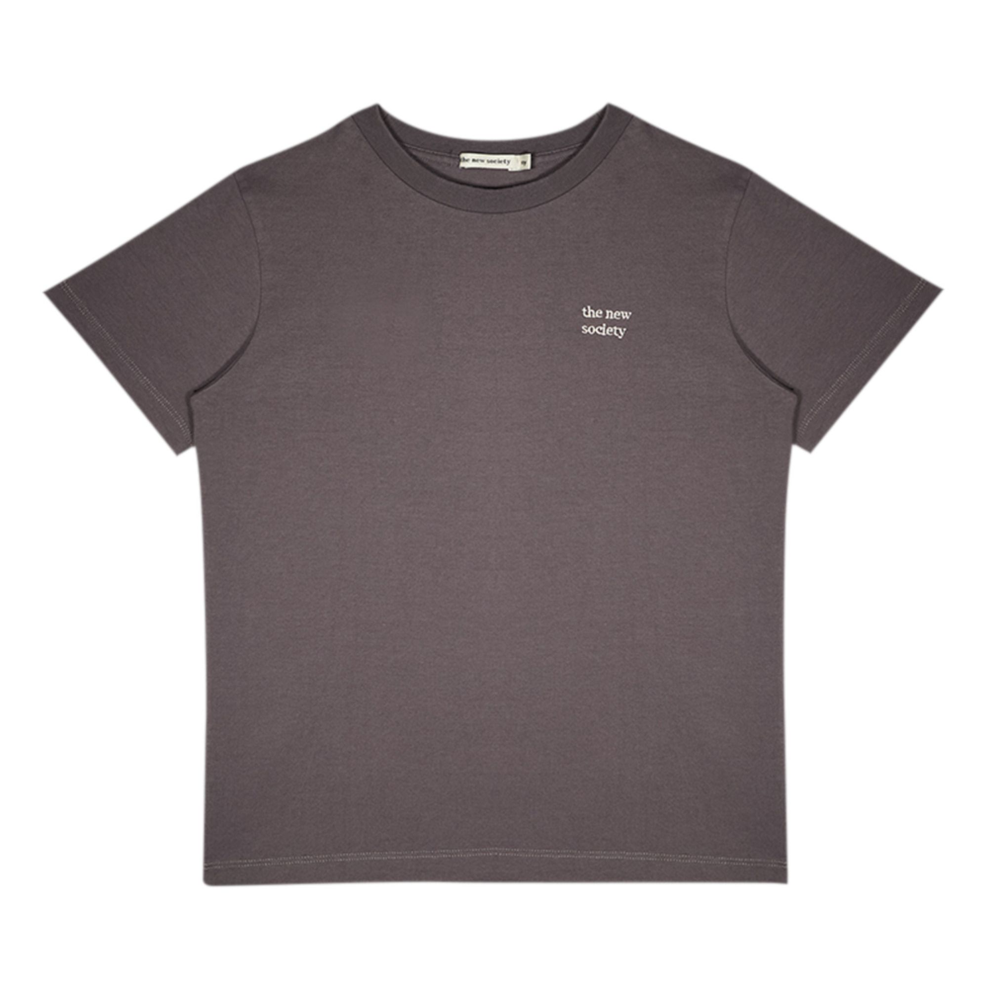 Organic Cotton Logo Short Sleeve T-shirt Ciruela- Imagen del producto n°0