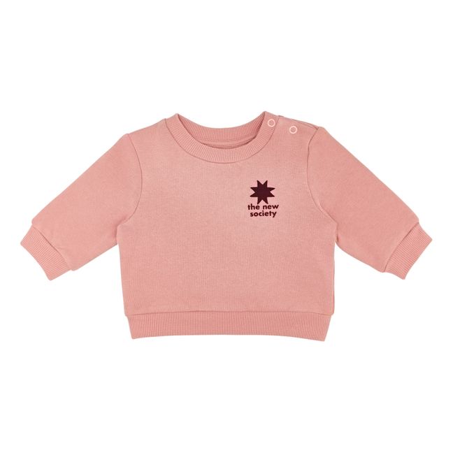 BCI Logo Cotton Sweatshirt Pink